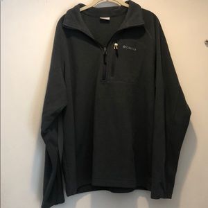 Blue-Grey Columbia 1/4 Zip Fleece Pullover